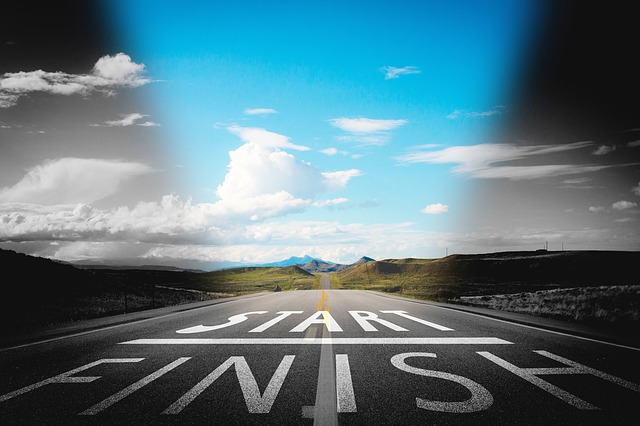Mileage tax deduction tips Start Finish line