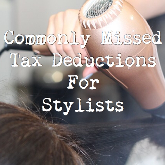 Tax deductions for barbers, stylists, beauticians