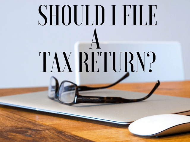 when to file a tax return