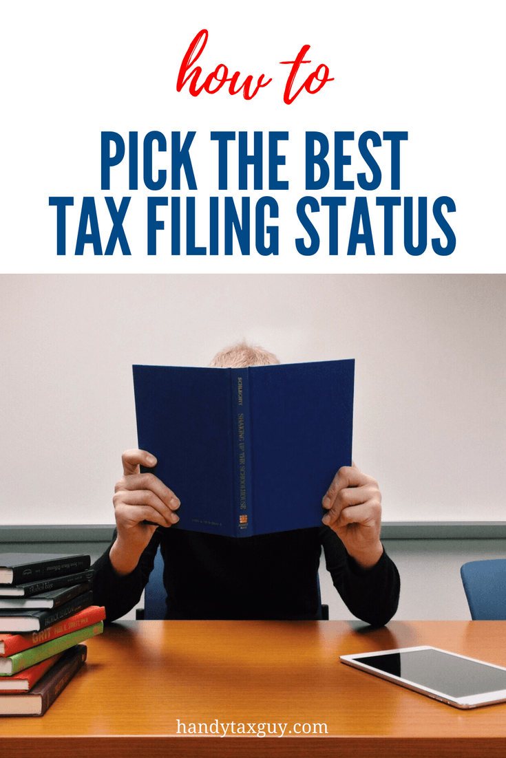 How to choose the best tax filing status. Lots of books to choose from when researching.