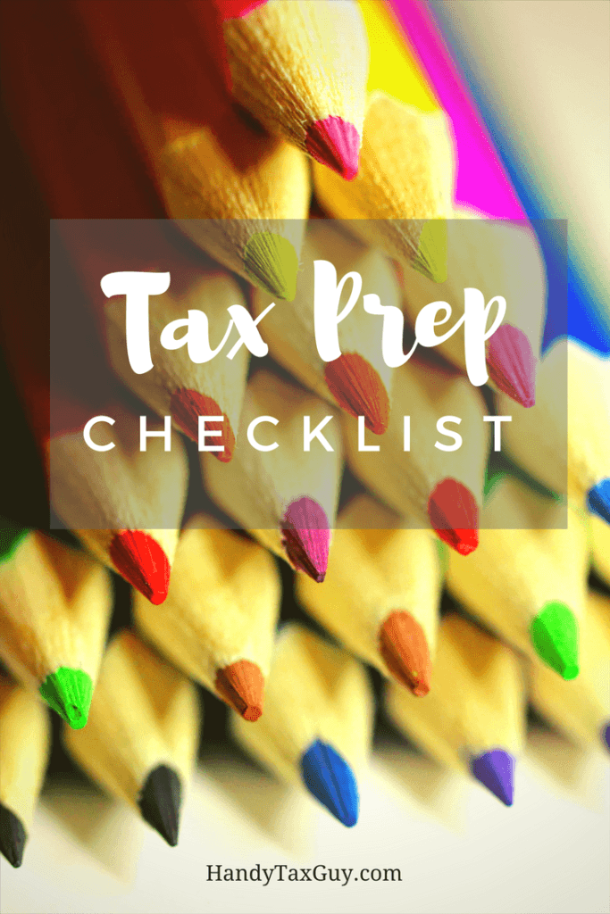 Colorful rainbow pencils ready to help you with your tax preparation checklist for 2020.