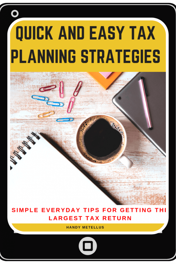 Tax Planning Tips Guide eBook #taxes #taxplanning