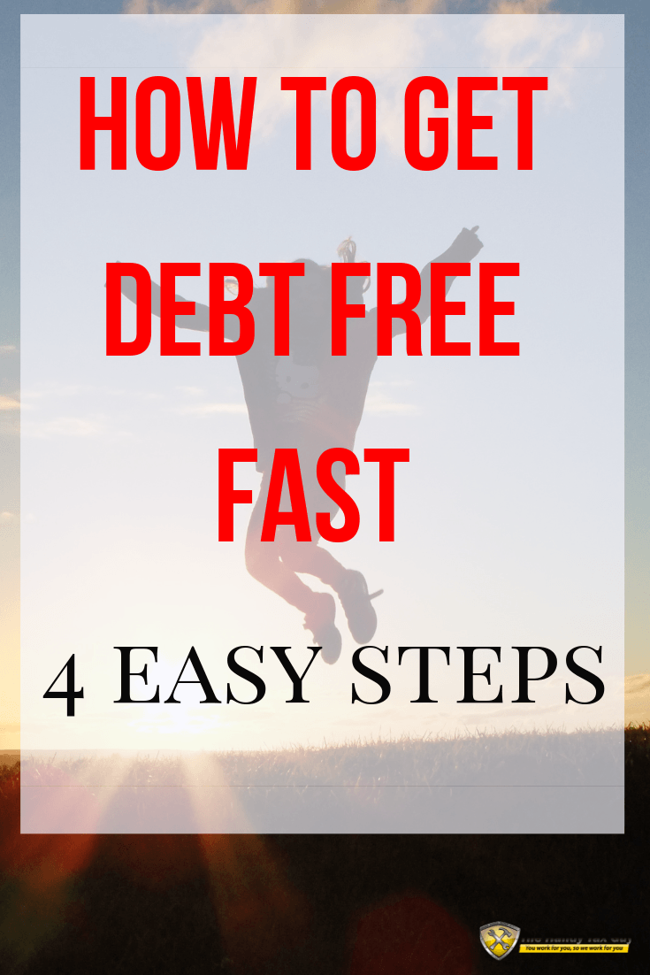 How to get out of debt quickly. #debtfree #daveramsey #babysteps