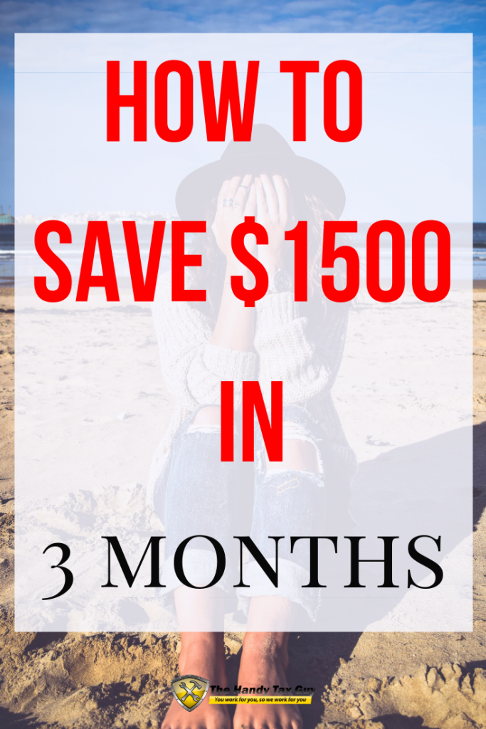 A lady with feet in the sand thiniking about how to save money for vacation in 3 months. #savemoney #vacationplanning