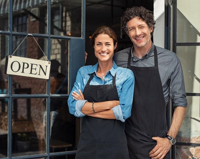 IRS form 8832 with couple open for business