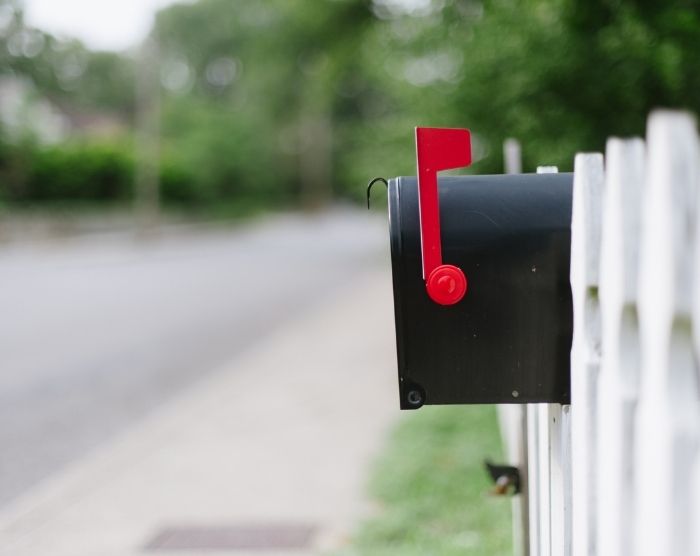 A new mailbox where you may receive your IRS Form 1099