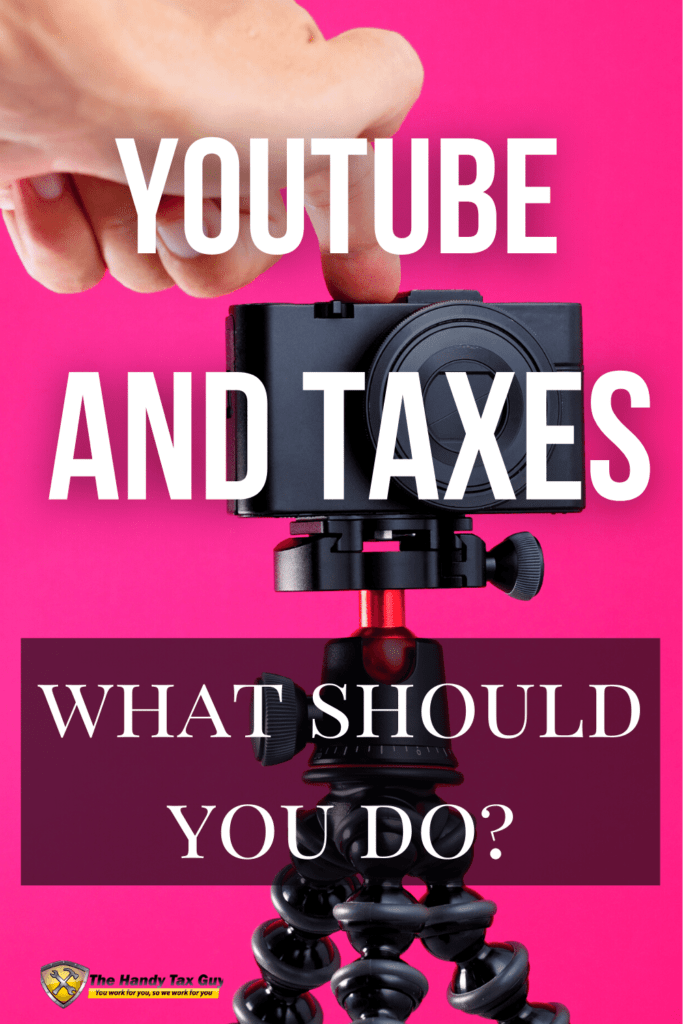 youtube and taxes