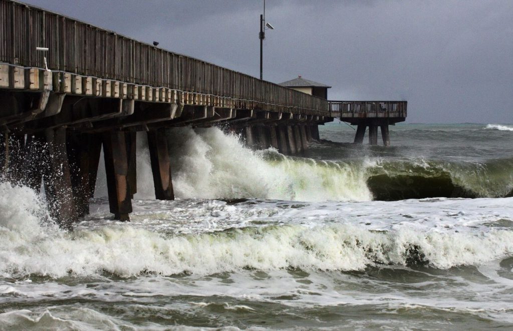 Florida hurricane in Fort Lauderdale 2012