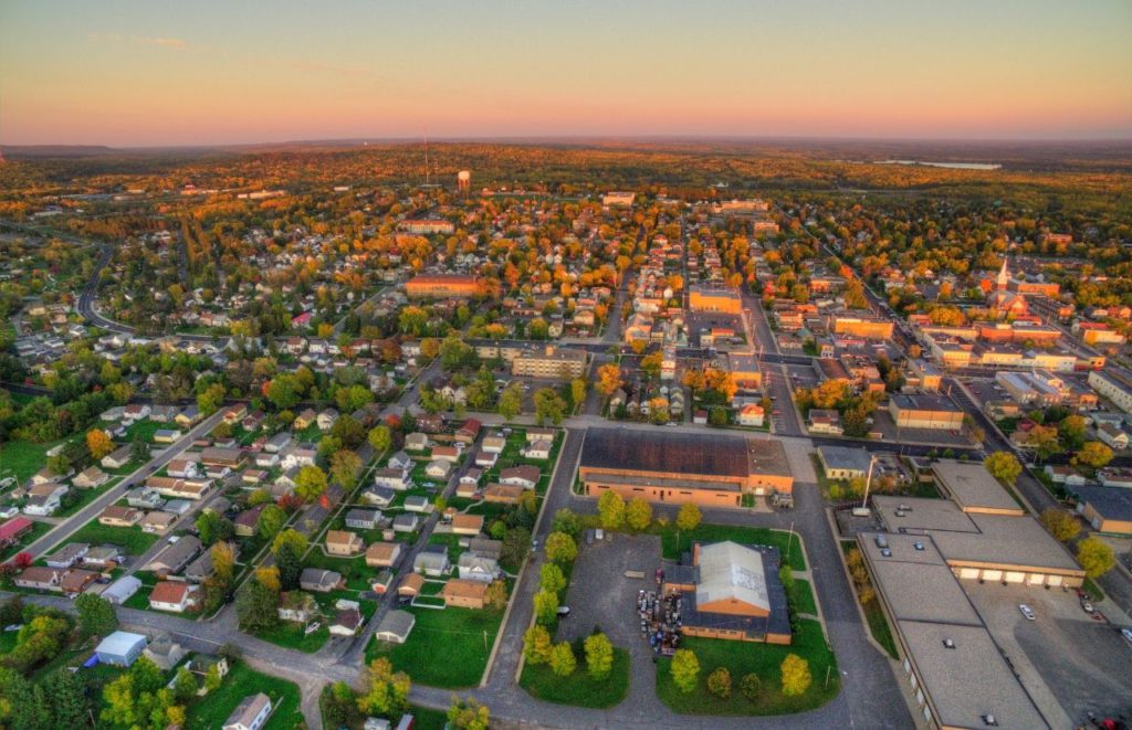 Northern Minnesota neighborhood